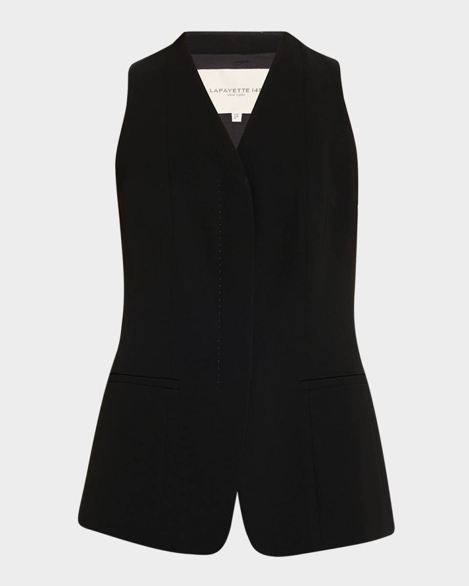 Tailored Finesse Crepe Vest